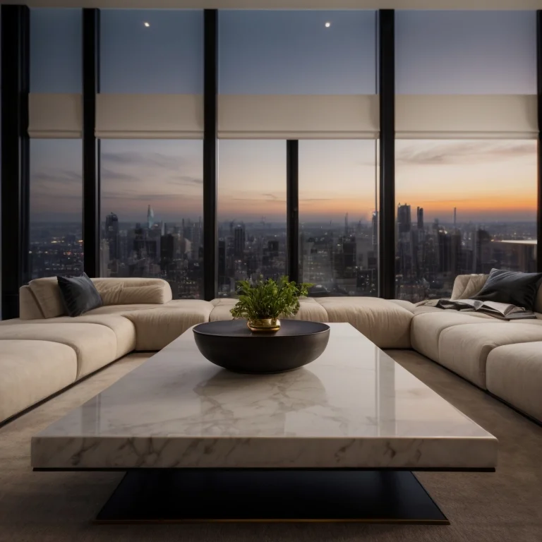 High-end kitchen in penthouse